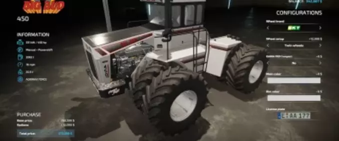 Traktoren Big Bud 450 Rust Edition Landwirtschafts Simulator mod