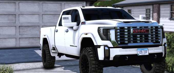 Cars 2024 GMC Sierra 2500 Farming Simulator mod