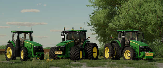 Tractors John Deere 8R Series 2014 US Farming Simulator mod