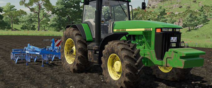 Tractors John Deere 8000 Farming Simulator mod