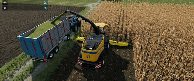 Gameplay Pipe Control for Forage Harvesters Farming Simulator mod