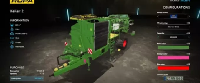 Anbaugeräte Ropa Keiler 2 Landwirtschafts Simulator mod