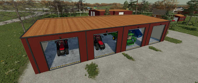 Sheds Modern Medium Workshop Farming Simulator mod