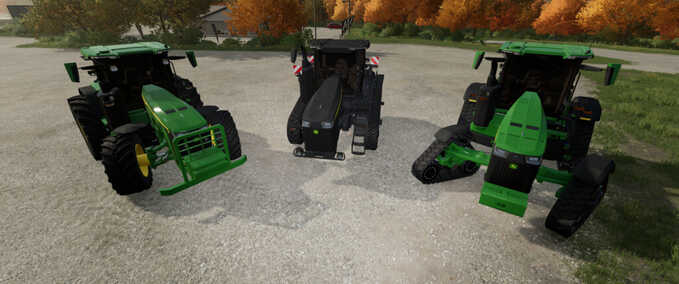 Traktoren 8R Series Black Pack Landwirtschafts Simulator mod