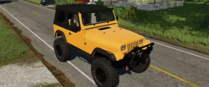 PKWs Jeep YJ Landwirtschafts Simulator mod