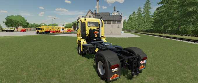 Trucks MAN truck (PINDER circus) Farming Simulator mod