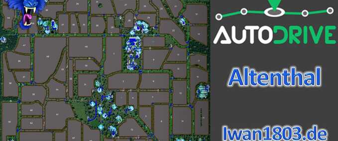 Courseplay Kurse AutoDrive "Altenthal" Landwirtschafts Simulator mod