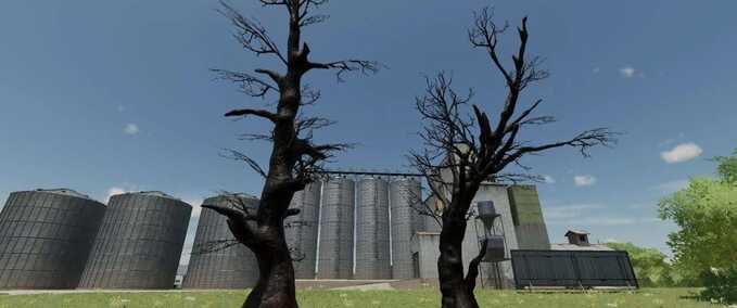 Buildings Dead Trees Farming Simulator mod