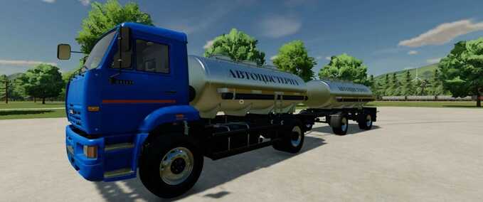 Trucks Kamaz Cisterna Farming Simulator mod