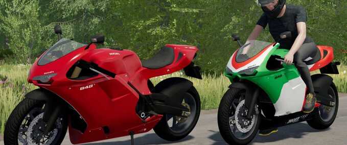 PKWs Ducati 848 Landwirtschafts Simulator mod