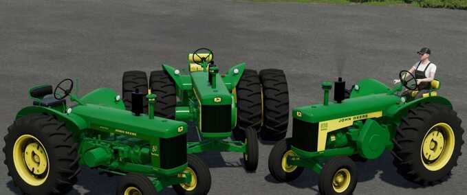 Tractors 1956 – 1958 Years John Deere Tractors Pack Farming Simulator mod