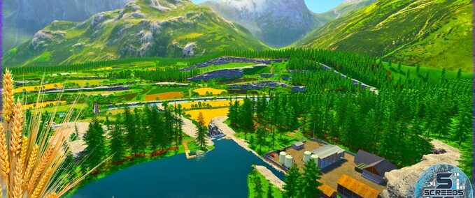 Maps Les Caux des Montagnes Landwirtschafts Simulator mod