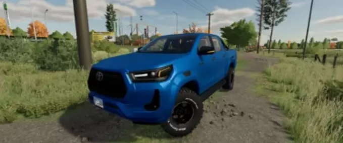 Cars Toyota Hilux 2022 Farming Simulator mod