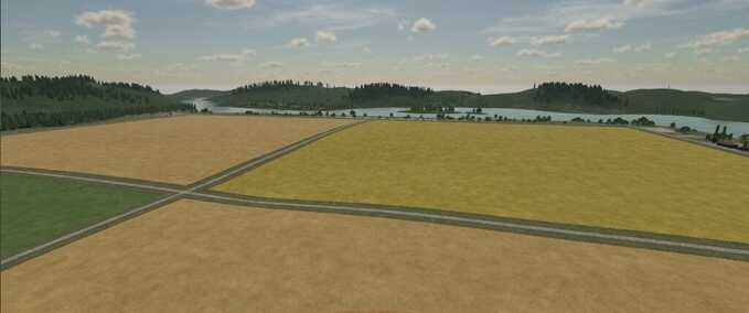 Maps Four Fields Farming Simulator mod