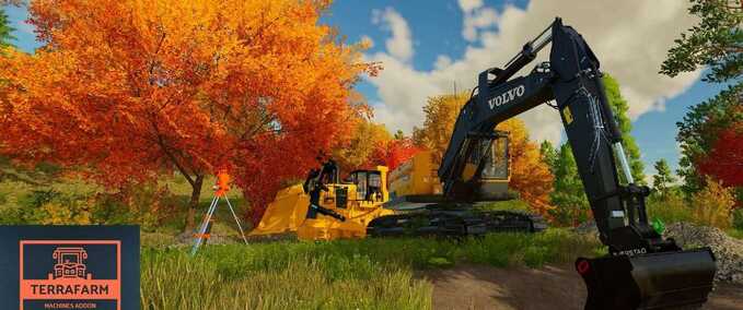 Exevators TerraFarm Machines Addon Farming Simulator mod