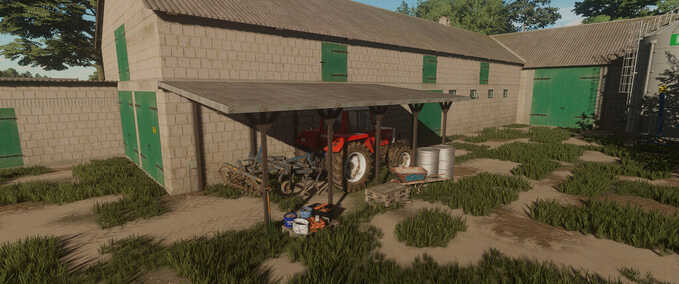 Sheds Package Of Wooden Shelters Farming Simulator mod