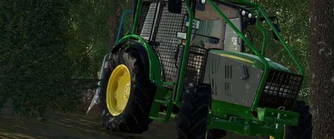 Forstwirtschaft John Deere 5R Forstwirtschaft Landwirtschafts Simulator mod