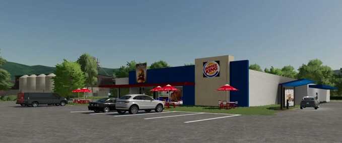 Placeable Objects Burger King Placeable Farming Simulator mod