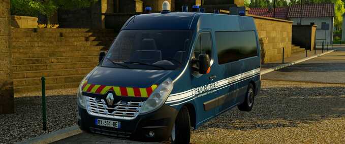 PKWs Renault Master III Gendarmerie Landwirtschafts Simulator mod