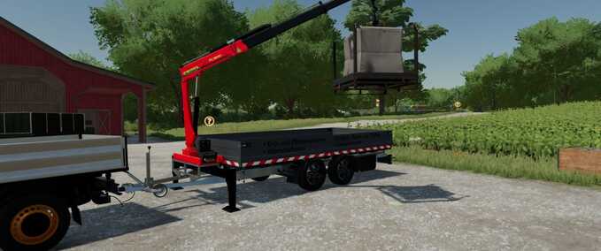 Trailers Construction yard Stani trailer Farming Simulator mod