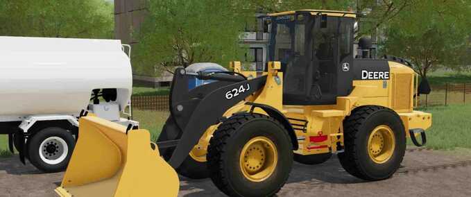 Exevators AJ Deere Wheel Loader Pack Farming Simulator mod