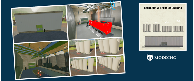 Silos FS22 FarmSilo Landwirtschafts Simulator mod