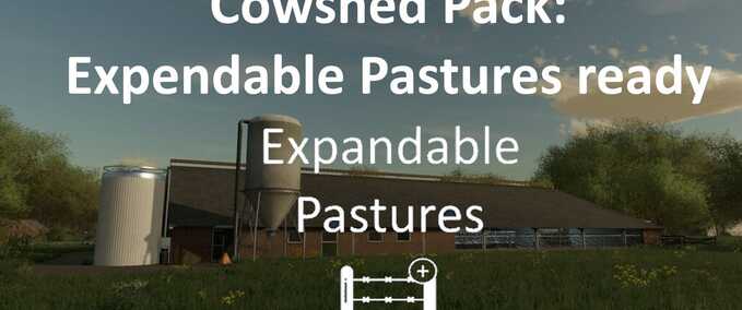 Animal Pens Cowshed Pack: Expandable Pastures Ready Farming Simulator mod