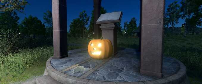 Decoration Halloween Pumpkins Farming Simulator mod