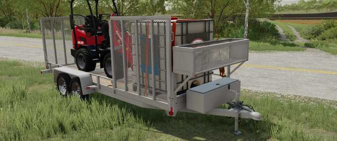 Low Loaders 2 Axle Mower Trailer Farming Simulator mod