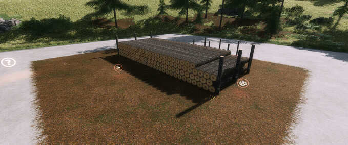 Placeable Objects Wood Storage Farming Simulator mod