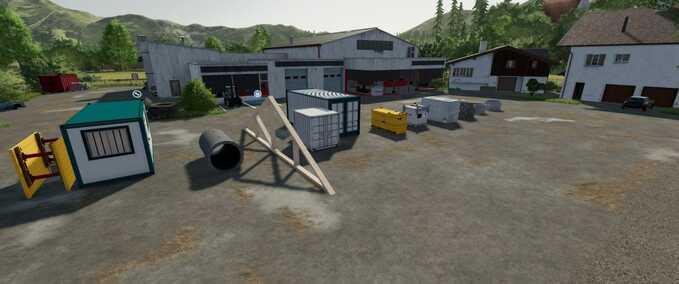 Prefab Construction Item Pack Farming Simulator mod