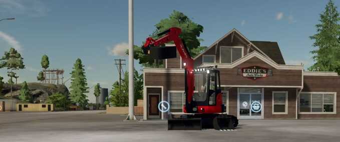 Telehandler Kubota with Buckets Farming Simulator mod