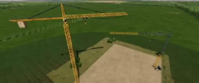 Dekoration Liebherr Baukräne Landwirtschafts Simulator mod