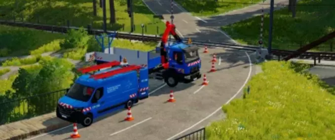 Renault D16 Kran (ENEDIS) Mod Image