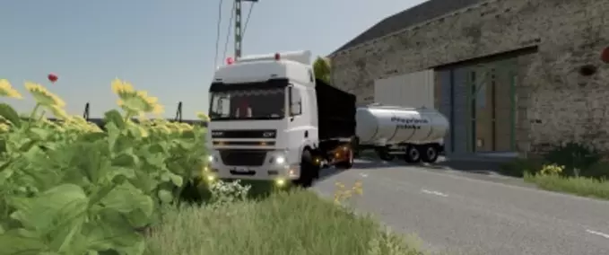 LKWs Daf Cargo mit Anhänger Landwirtschafts Simulator mod