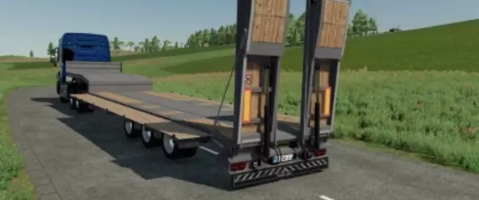 FS22: Low Loader Trailer v 1.0 Low Loaders Mod für Farming Simulator 22