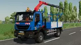 Renault D16 & Iveco X-Way Enedis Crane Trucks Mod Thumbnail