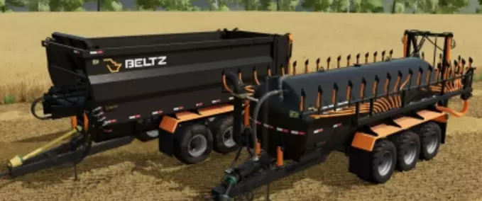 Miststreuer Beltz Miststreuer & Güllefass Landwirtschafts Simulator mod