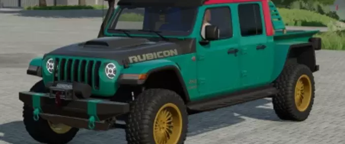 Cars 2023 Jeep Gladiator Rubicon Farming Simulator mod