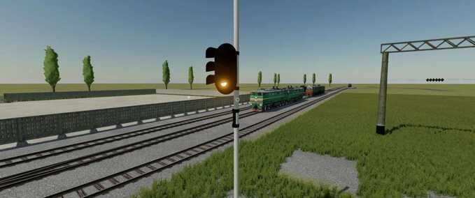 Objects Rail Road Pack Farming Simulator mod