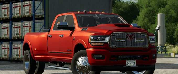 Cars 2022 Dodge Ram 3500 DRW Limited Farming Simulator mod