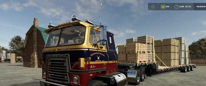 Trucks Hirschfeld Hauling International Transtar Truck Farming Simulator mod