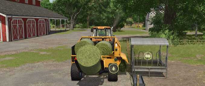 Other Implements Elmers Ravage Bale Shredder – All Bale Types Farming Simulator mod