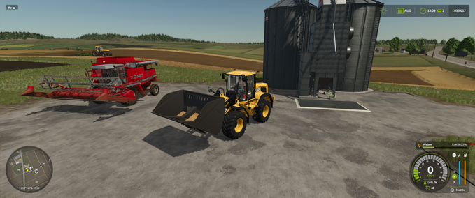 front loader Larger L120 Volvo high-tip bucket Farming Simulator mod