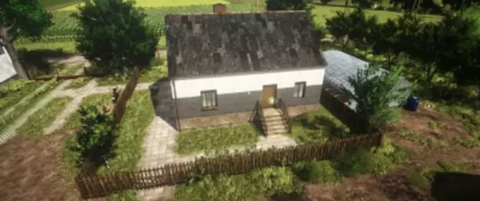 Buildings FS25 Polish House Farming Simulator mod