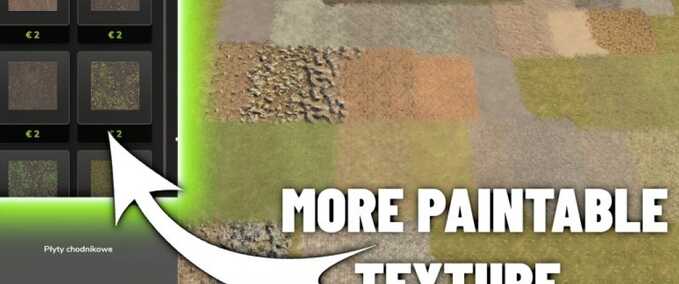 Textures More Paintable Textures (All Maps) Farming Simulator mod