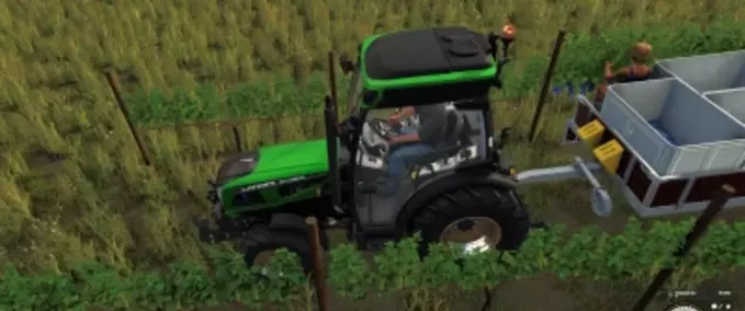 Other trailers Vine Hand Harvest Trailer Farming Simulator mod