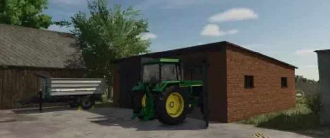 Sheds Old Brick Garage Farming Simulator mod