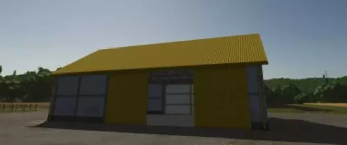 Buildings Medium Yellow Garage Farming Simulator mod