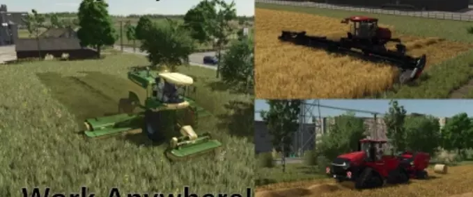 Scripts Work Anywhere Farming Simulator mod